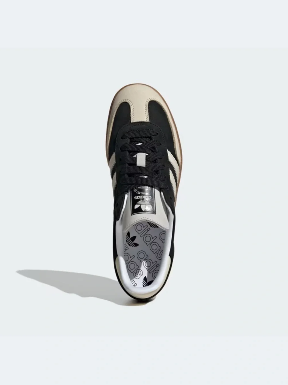 Adidas Sambas Black & Cream Gum Women’s Sneakers 7.5. New in box - Picture 3 of 4